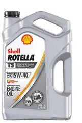 A gallon of shell rotella t 5 engine oil.