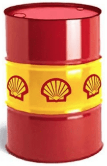 A red barrel with yellow shell logo on it.